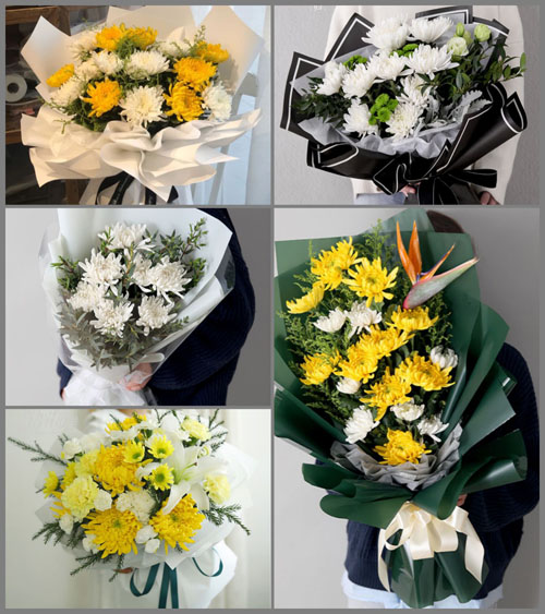 贵州毕节市威宁县石门乡新龙村白事花束代送